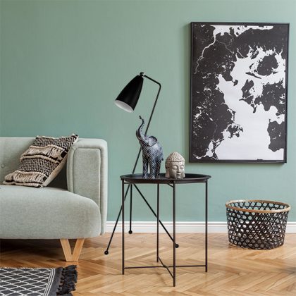 Lucille lampe de plancher noir salon