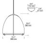 Paravo techlighting suspendu dimensions