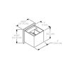 Cube Split applique murale extérieure dimensions