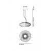 Suspension Maranga 32 Marset dimensions