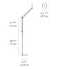 demetra lampe de sol led Artemide