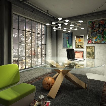 Led Net Circle Suspension Artemide