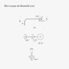 Mini Lampe de Marseille Nemo Lighting applique murale dimensions