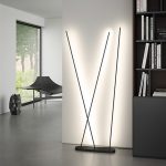 Reeds lampe de table DEL minimaliste