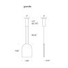 Thin Mini Suspension TossB Lighting Spec Big