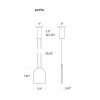 Thin Mini Suspension TossB Lighting Spec Small